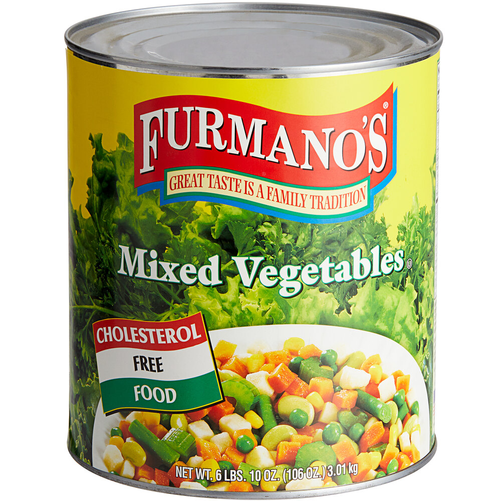 Furmano's Mixed Vegetables in #10 Can | WebstaurantStore
