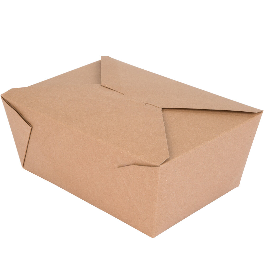 96 oz White Folded Take out Paper Box, Disposable Paper Togo Containers #4