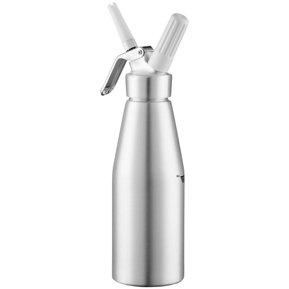 Nuvantee Cream Whipper (1-Pint) - Professional Aluminum Whipped Cream  Dispenser