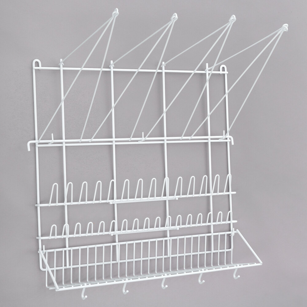Matfer Bourgeat 169002 Pastry Bag and Tip Drying Rack Plasticized Wire