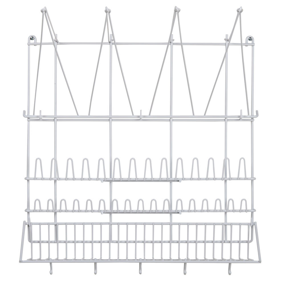 Matfer Bourgeat 169002 Pastry Bag and Tip Drying Rack Plasticized Wire