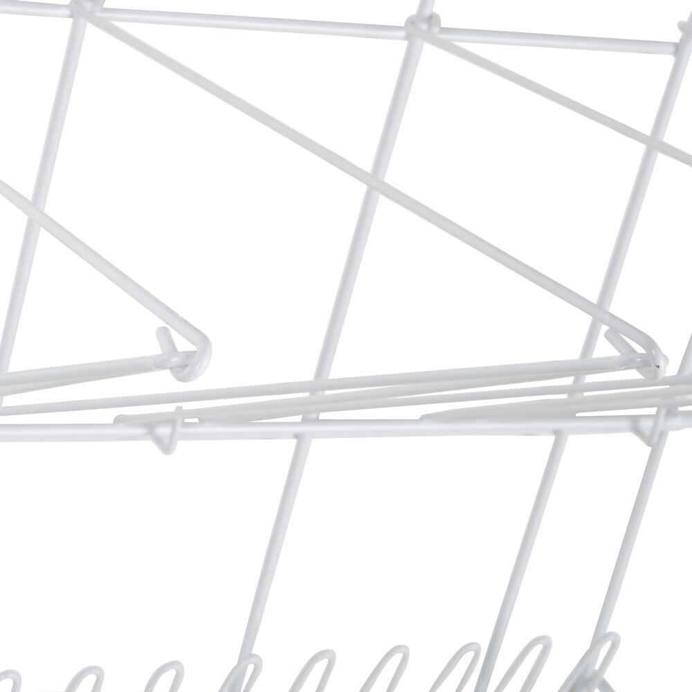 Matfer Bourgeat 169002 Pastry Bag and Tip Drying Rack Plasticized Wire