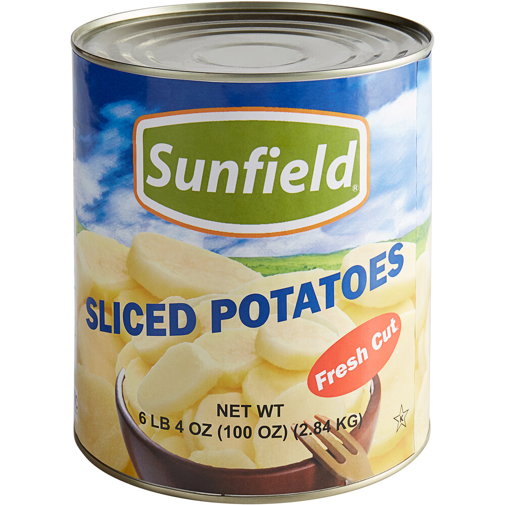 10 Can Sliced White Potatoes 6/Case