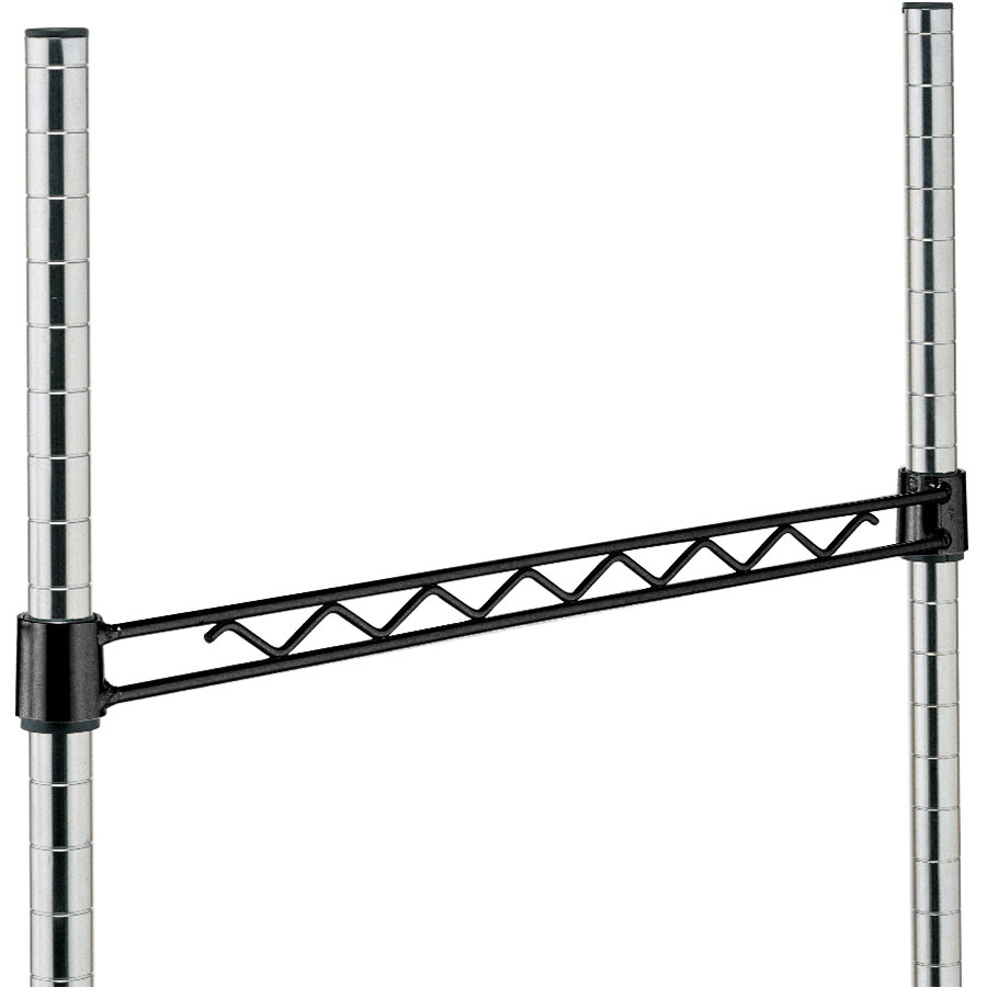 Metro H124B Black Hanger Rail 24"