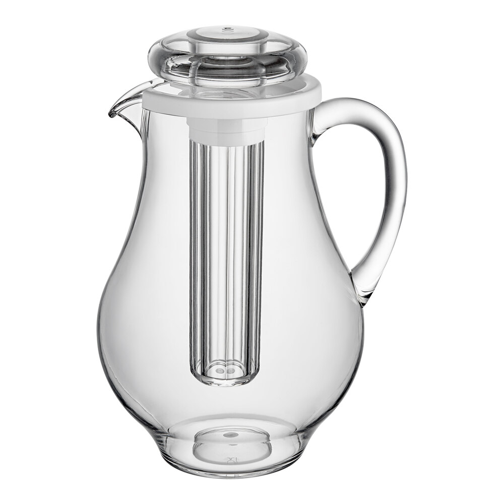 Table Pitcher TableCraft 328 3 Qt. Polycarbonate Pitcher with Ice Core