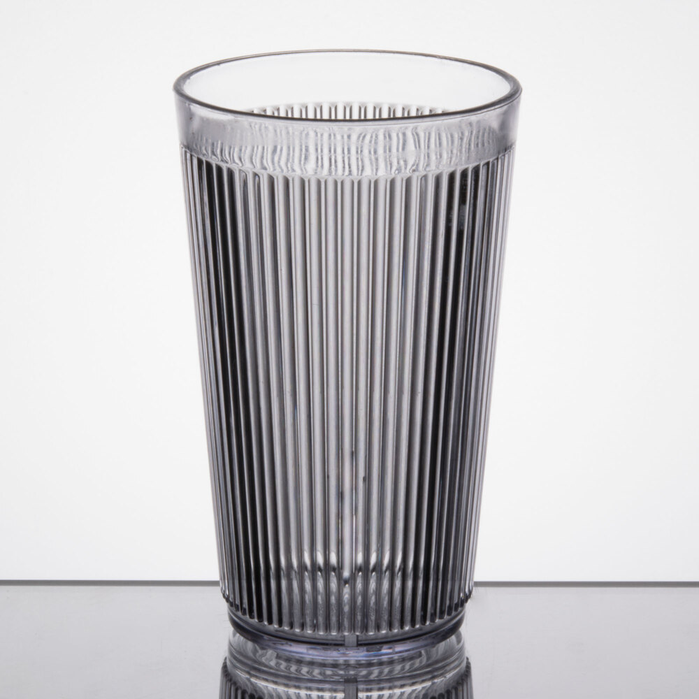 Stack Carlisle Carlisle 401207 Crystalon Stack-All 12.3 oz. Clear SAN Plastic Tumbler ...