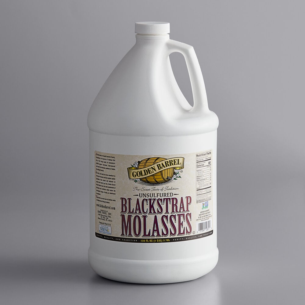 Golden Barrel 1 Gallon Blackstrap Molasses (Unsulfured)