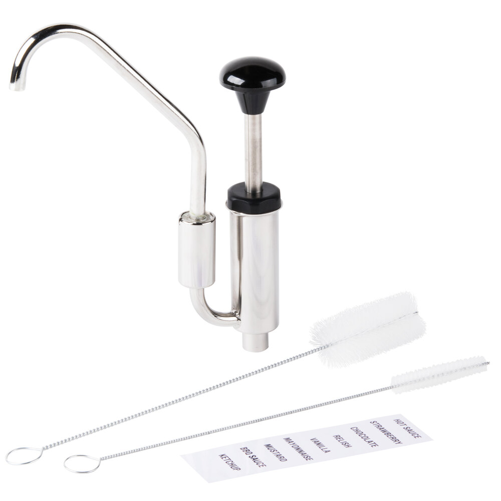 Carlisle 38550R 1.25 oz. Stainless Steel Condiment Pump
