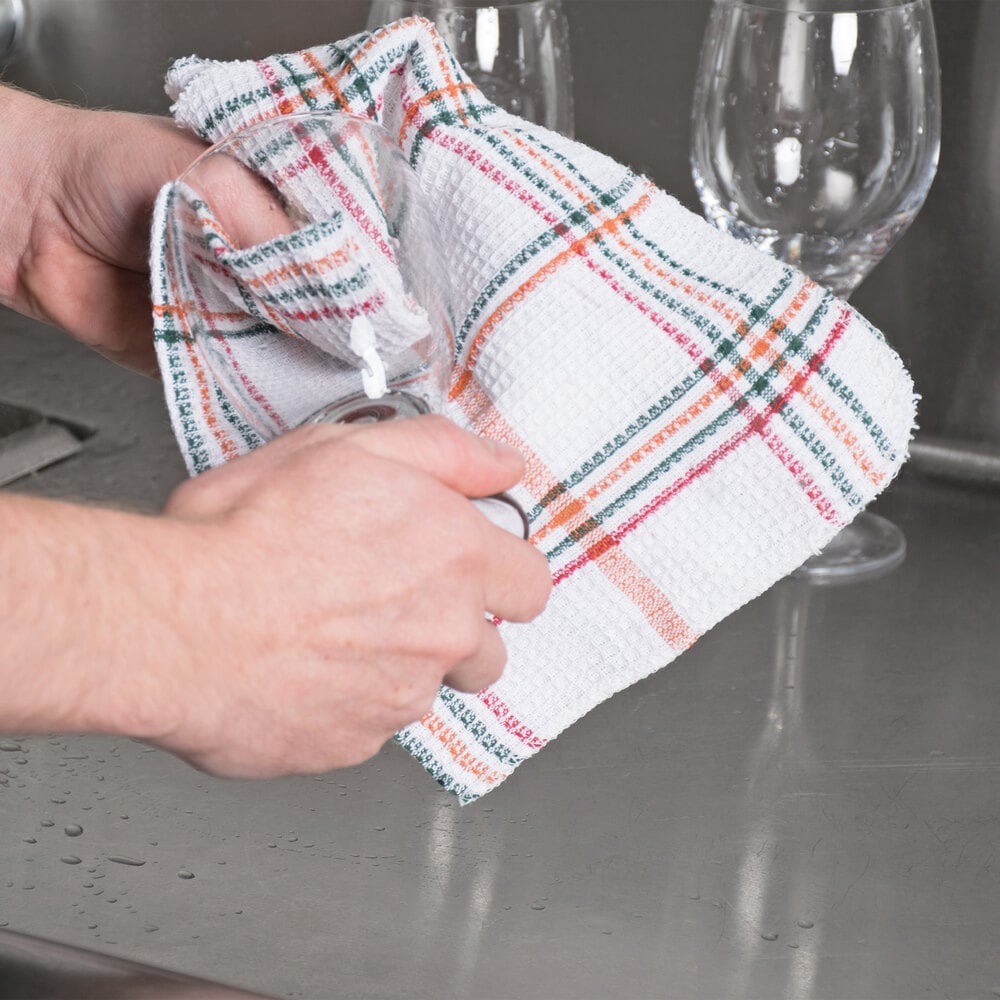 Piccocasa 100% Cotton Kitchen Dish Cloths Waffle Weave Dish Towels