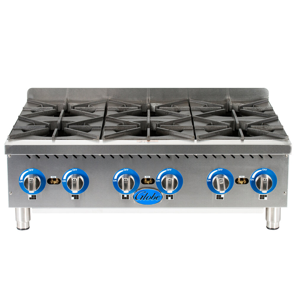 Globe Gas Hot Plate, 36", Countertop staurantStore
