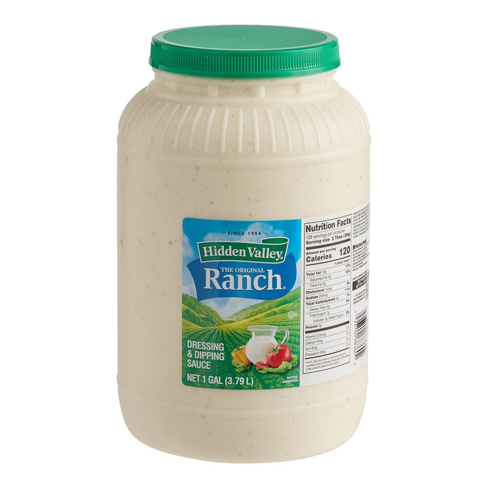 Hidden Valley 1 Gallon Ranch Dressing - 4/Case