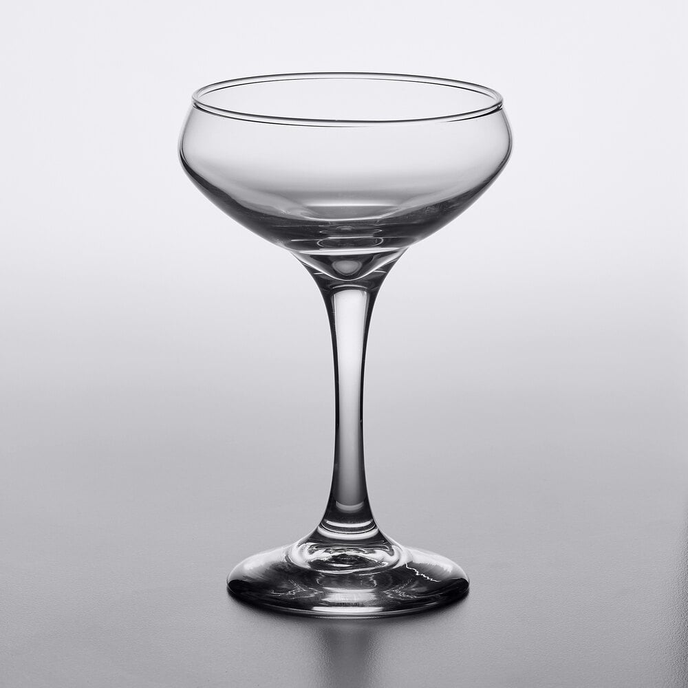 Eternal Night 8 - Piece 7oz. Glass Martini Glass Glassware Set