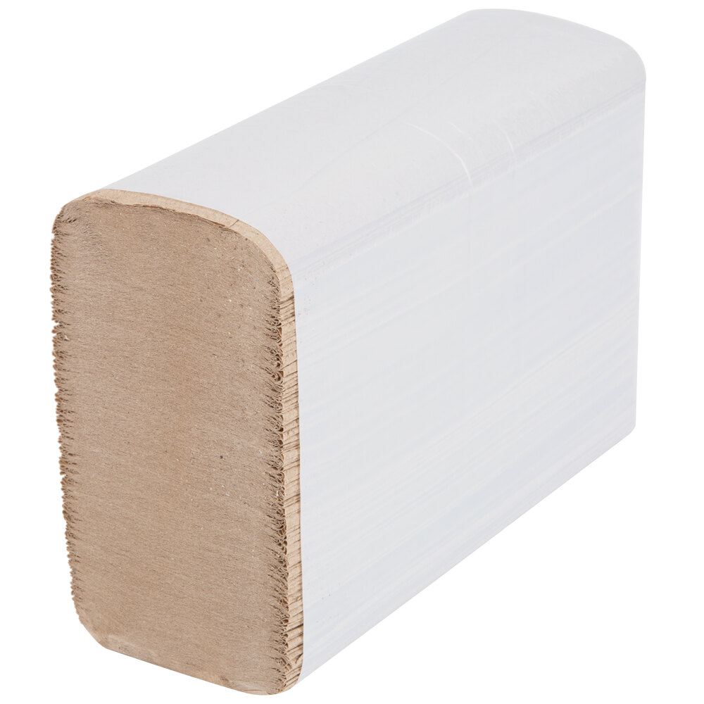 NEW CASE OF PREMIUM MULTIFOLD PAPER TOWEL KRAFT, 4,000 PER CASE