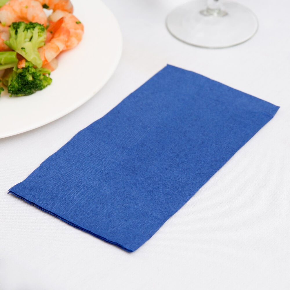 20 PACK) Navy Blue Cloth Like Dinner Napkins - 1/6 Fold 12x16 Single Use  Linen Feel Disposable Guest Towel Napkins, Absorbent, Soft, Elegant,  Bathroom Hand Towel, Party, Weddings, Receptions 