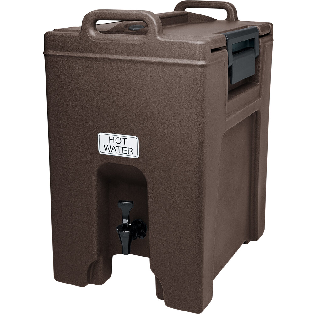 Cambro UC1000131 Ultra Camtainer® 10.5 Gallon Dark Brown Insulated ...