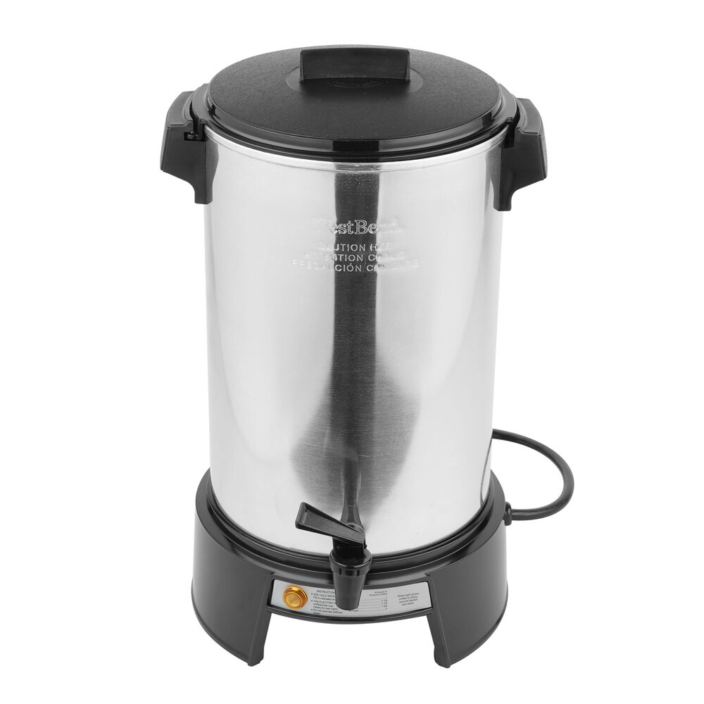 West Bend 43536 36 Cup (1.4 Gallons) Aluminum Coffee Urn
