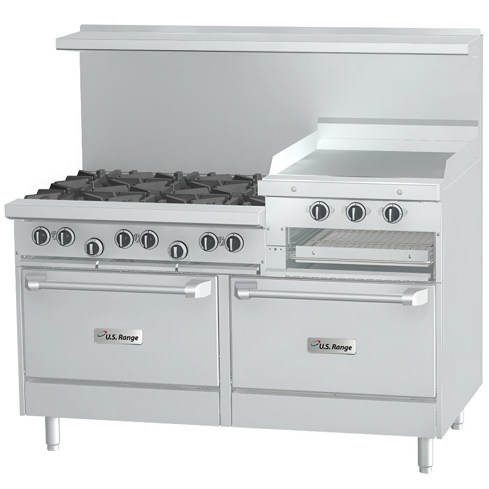 U.S. Range U60-6R24RR Liquid Propane 6 Burner 60