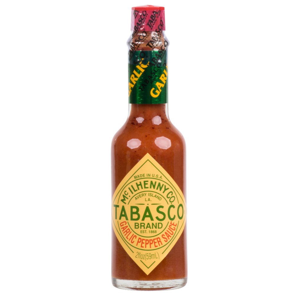 TABASCO® 2 oz. Garlic Pepper Hot Sauce 12/Case