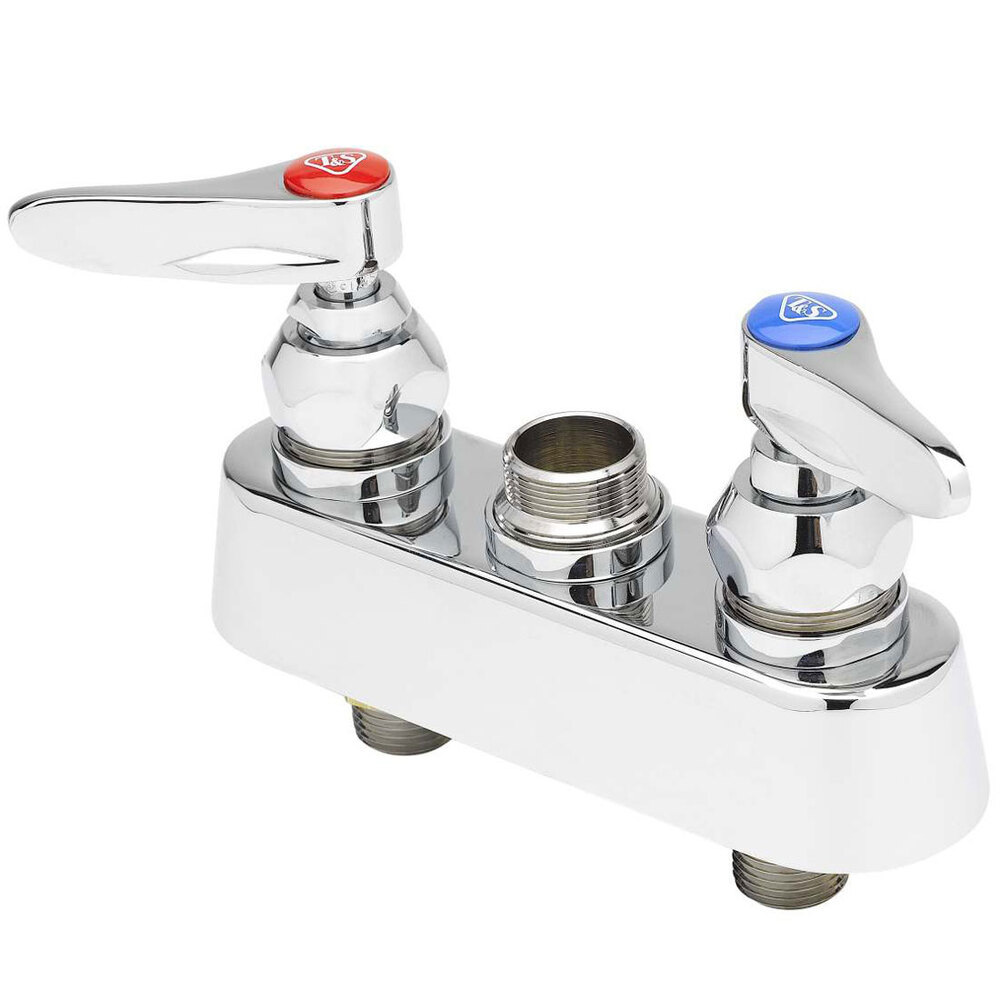 T&S B1100LN Deck Mounted Workboard Base Faucet with 3 1/2" Centers