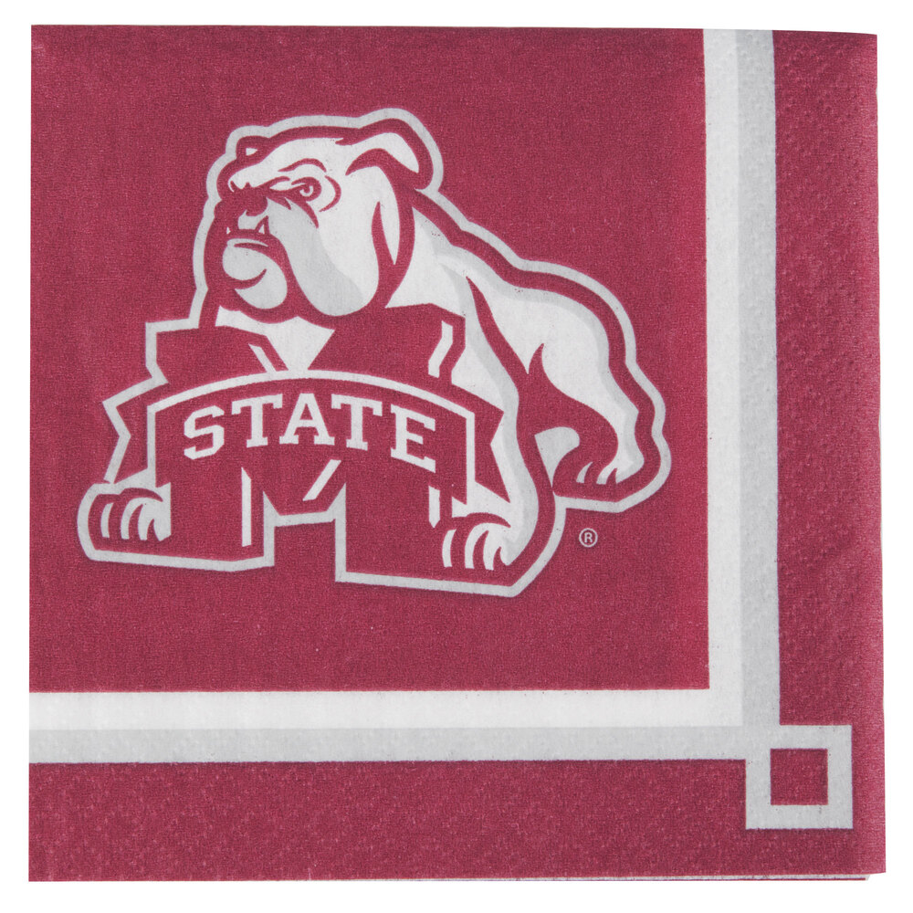 20-Count Paper Beverage Napkins, University Of Ississippi...