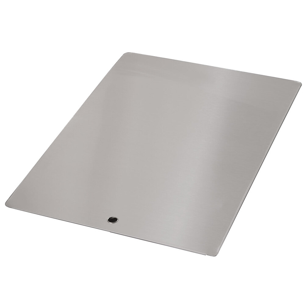 Advance Tabco K455A Stainless Steel Sink Cover for 10" x 14" Compartments