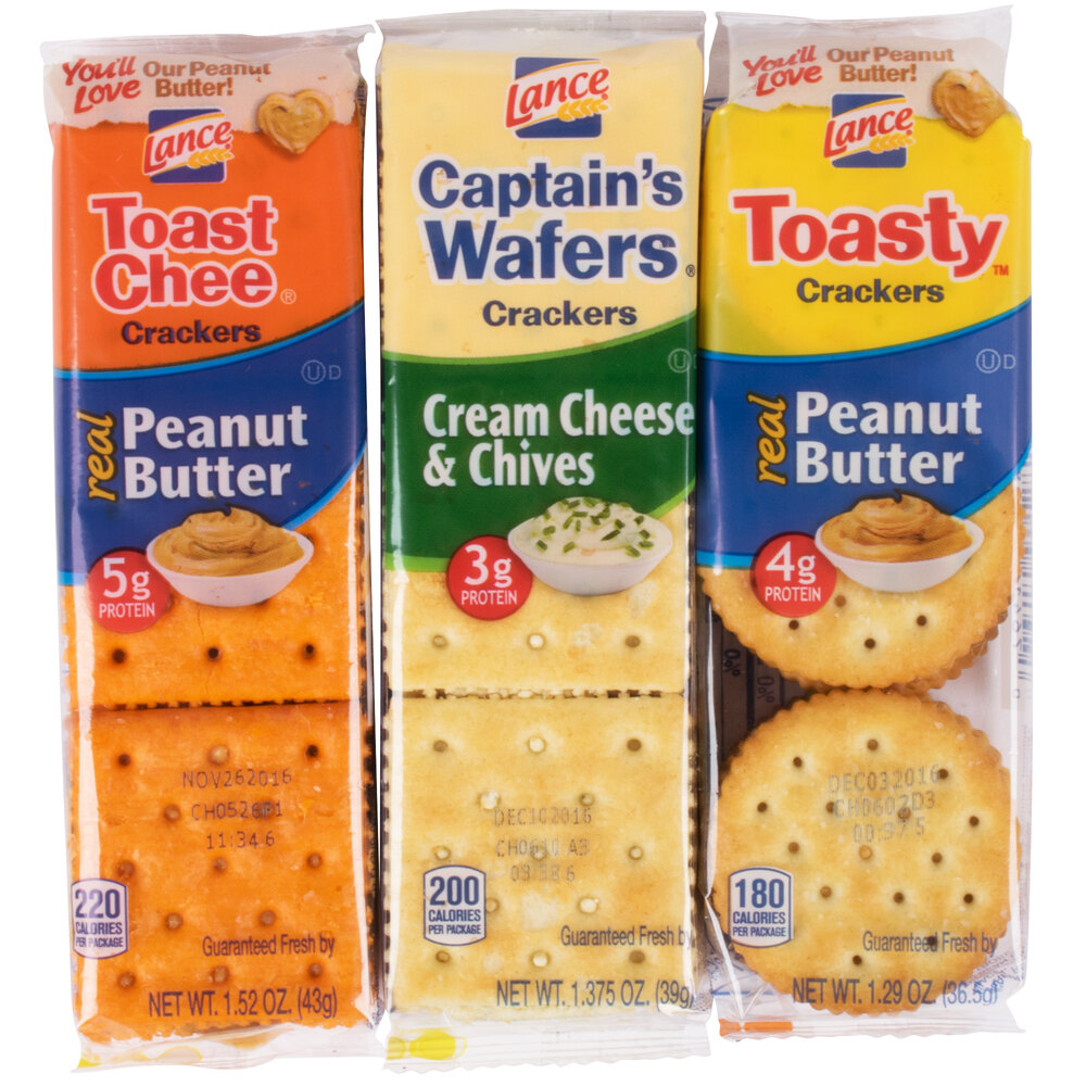 JoeTLC 80-Pack Variety Pack: Lance Sandwich Crackers, NipChee, Toasty, & Captain's Wafers