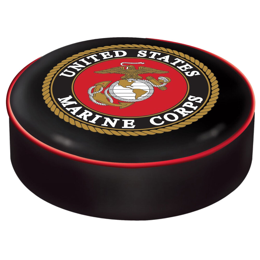 Holland Bar Stool BSCMarine 14 1/2" United States Marine Corps Vinyl