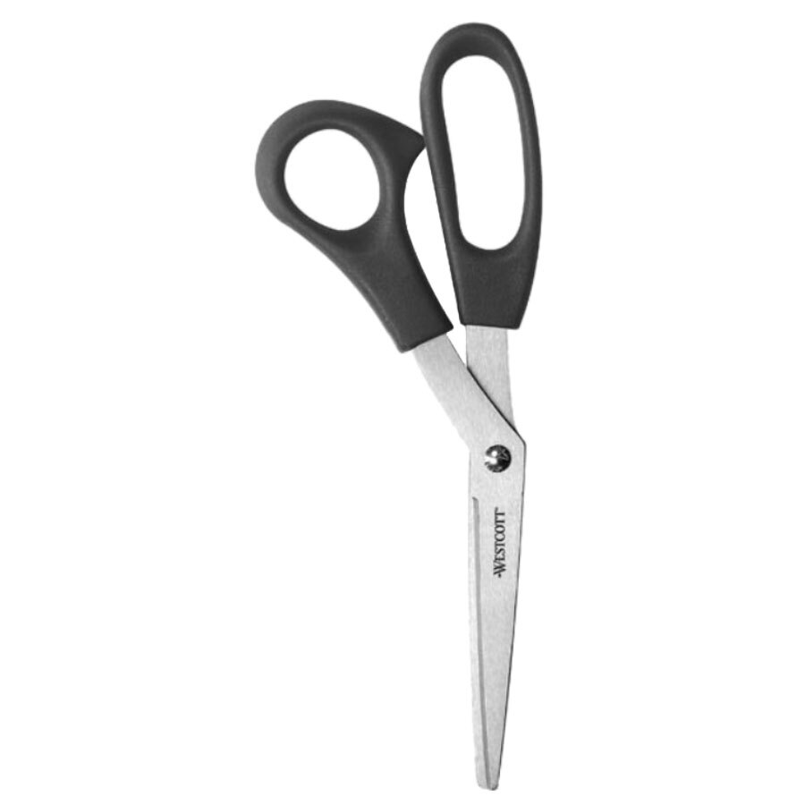 Westcott 13402 Value Line 8" Stainless Steel Pointed Tip Shears with