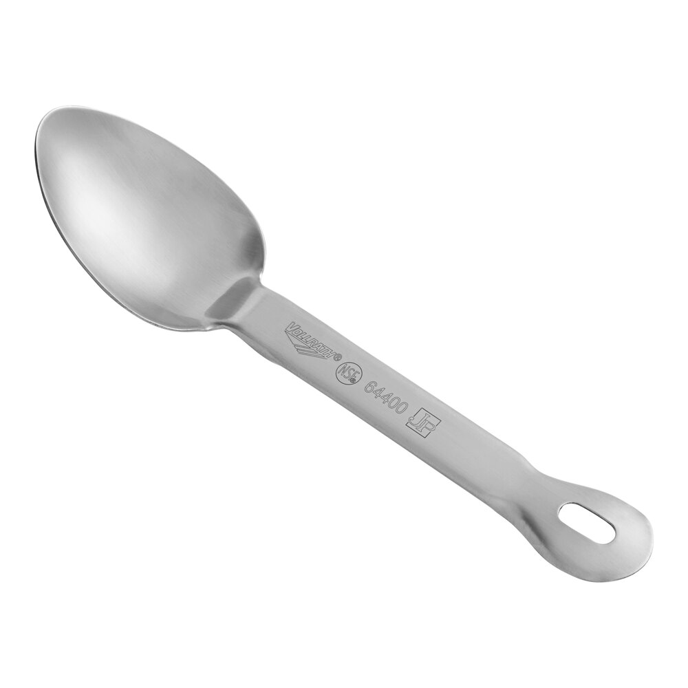 Vollrath 64400 Jacob's Pride® 11 3/4 Heavy-Duty One-Piece Solid Stainless Steel Spoon