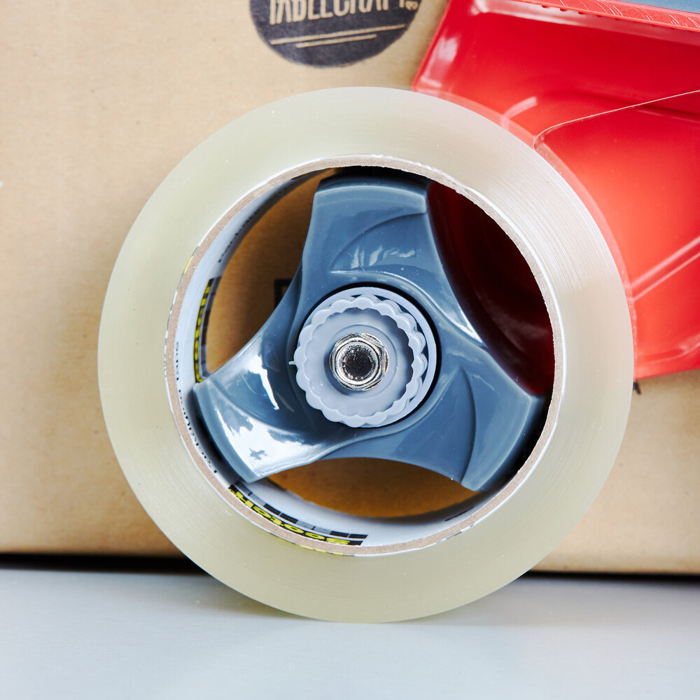 3M 37506 Scotch® 1 7/8" x 54.6 Yards Clear Commercial Grade Shipping and Packaging Tape 6/Pack