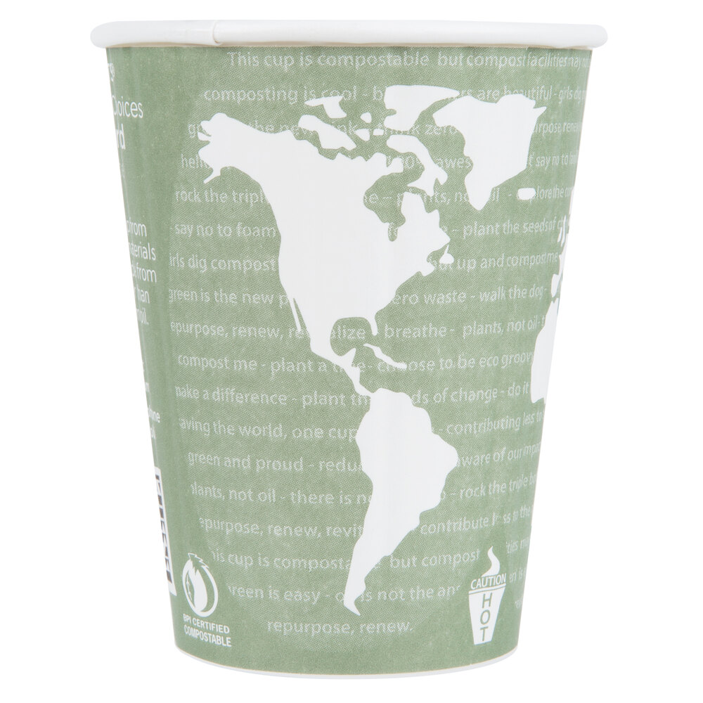 Eco-Products World Art 12 oz. Insulated Hot Cup - 600/Case