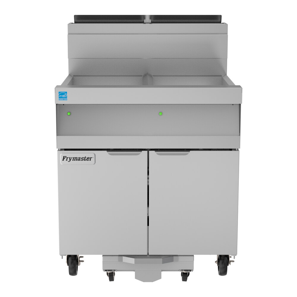 Frymaster Ui Frymaster SCFHD250G 100 lb. 2 Unit Natural Gas Floor Fryer System with ...