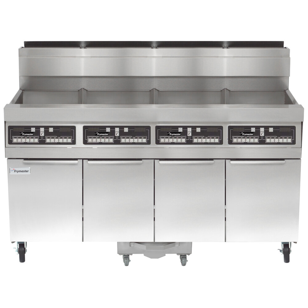 Frymaster SCFHD460G 320 lb. 4 Unit Liquid Propane Floor Fryer System