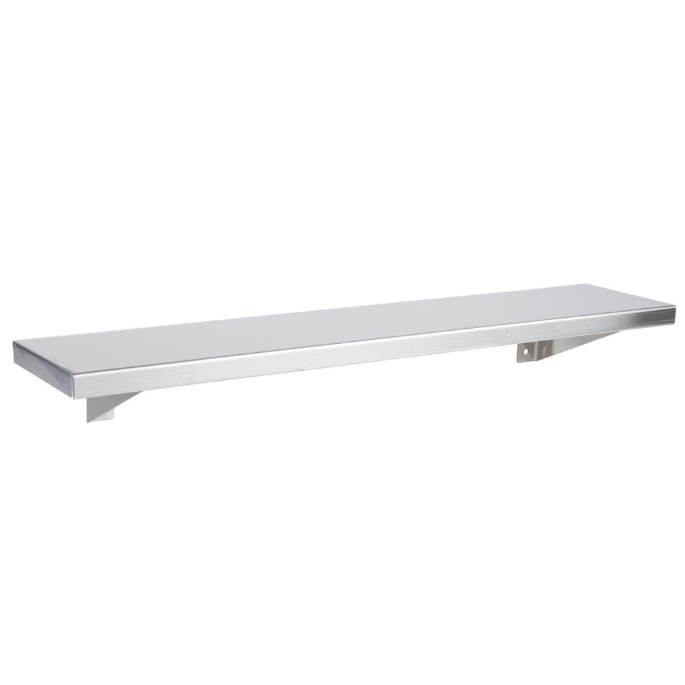 Bobrick B295 x 24 Stainless Steel Shelf with Satin Finish 24" x 5"