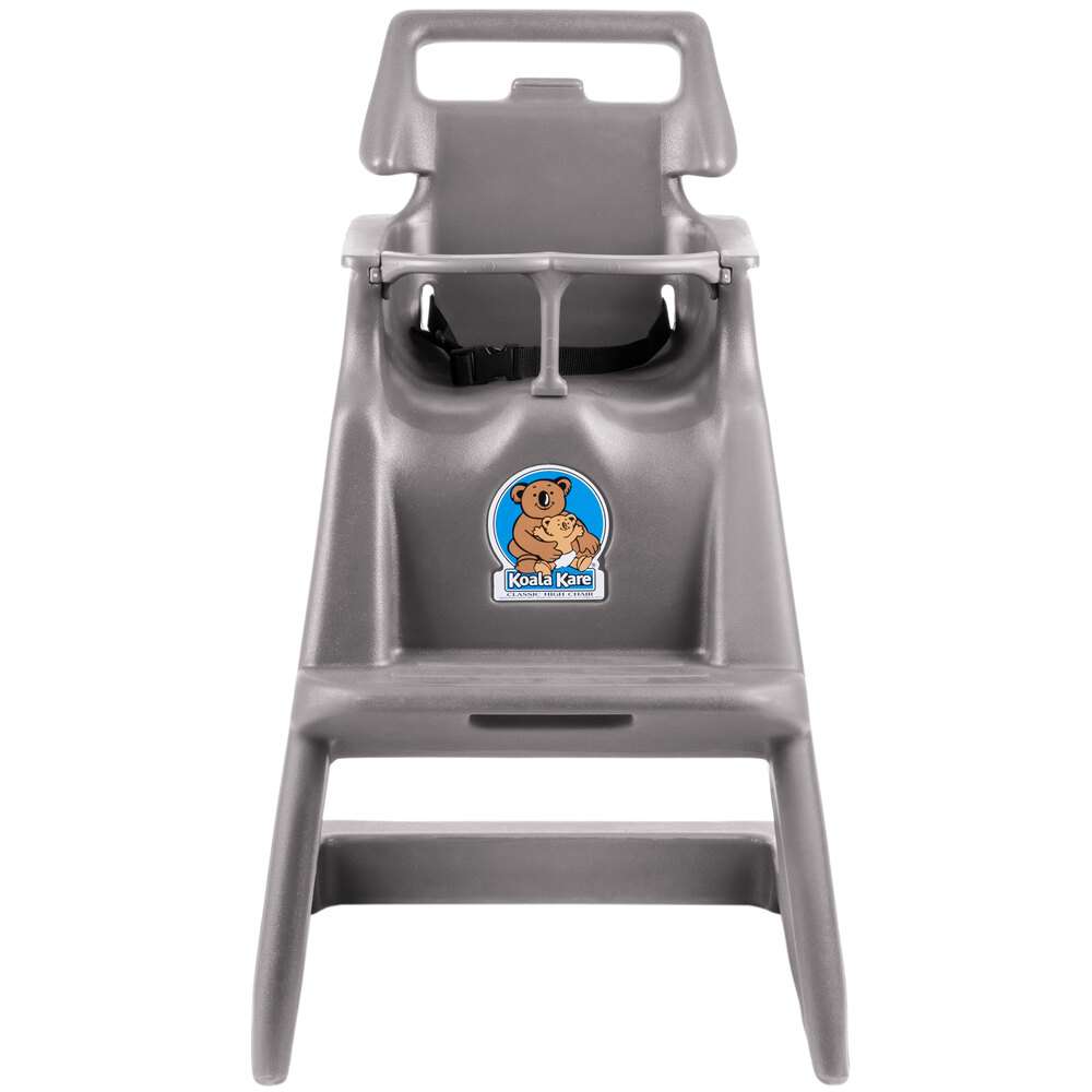 Koala Kare KB10301 Classic High Chair with Wheels Gray