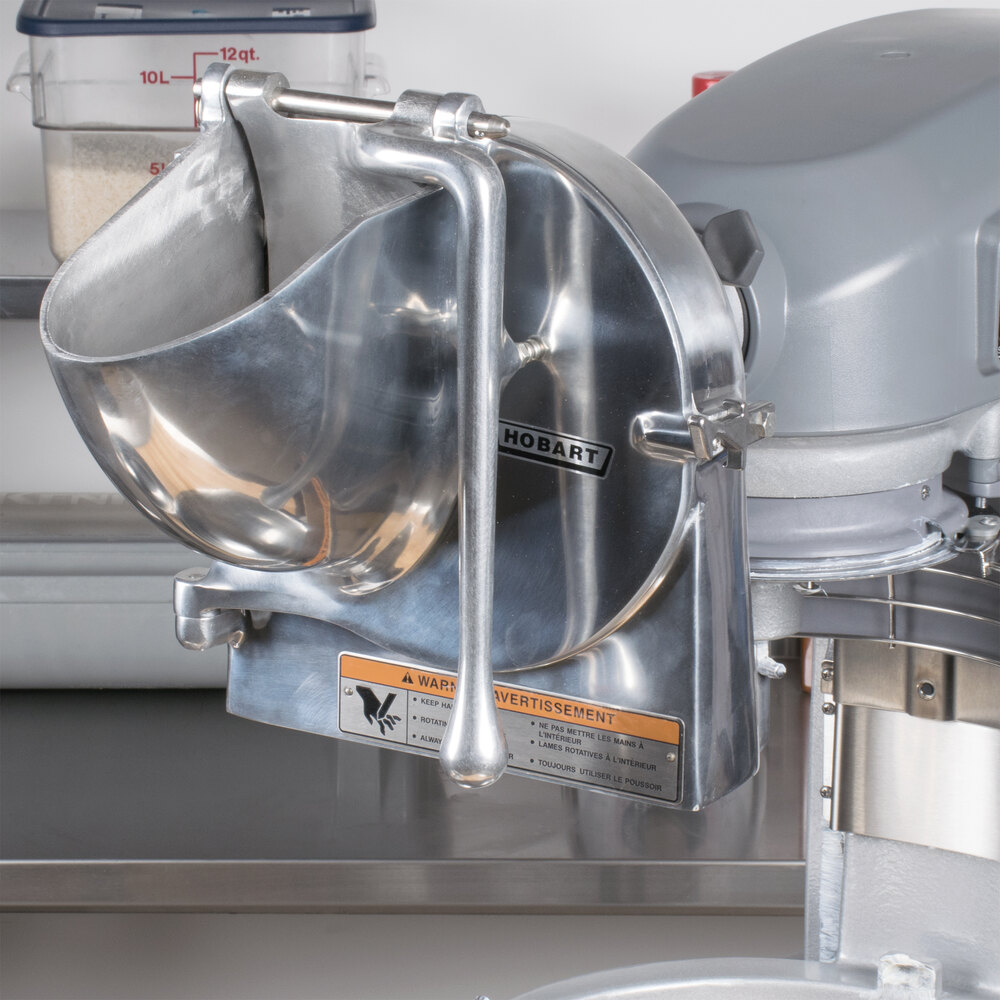 Hobart VS912 9" Slicer Attachment with 12 Back Case, Hopper Front