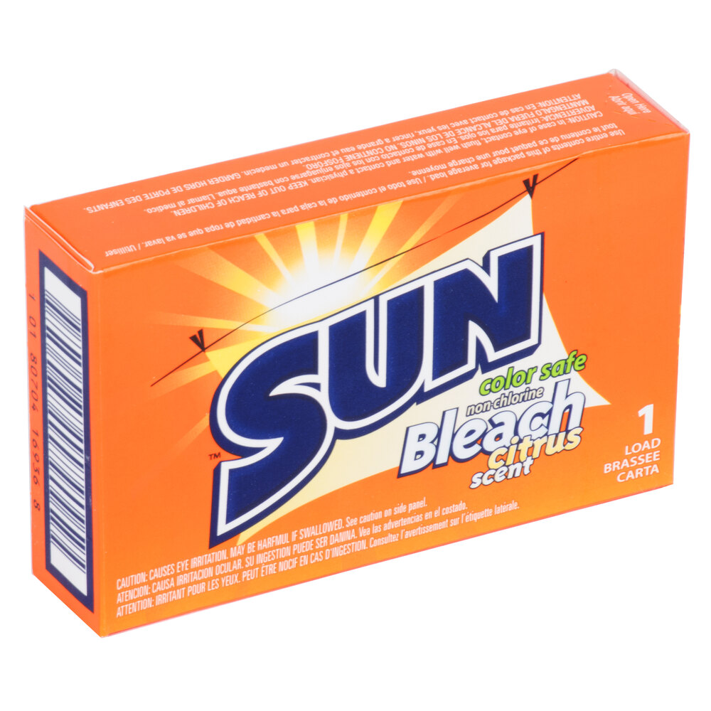 2 oz. Sun Color Safe Bleach Powder Packet for Coin Vending