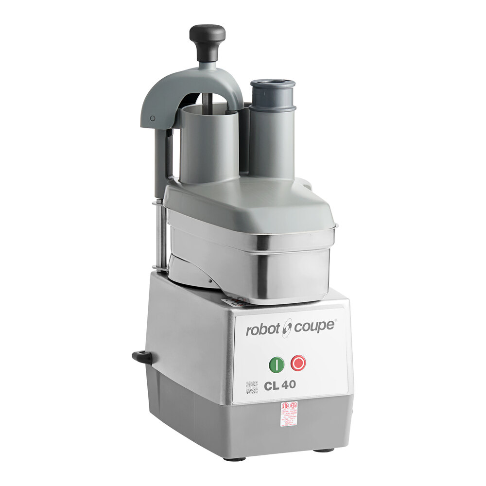 Robot Coupe CL40 Continuous Feed Food Processor with 2 Discs