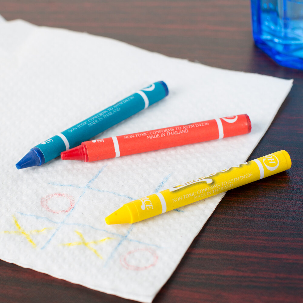 Choice 3 Pack Kids' Restaurant Crayons 100/Box