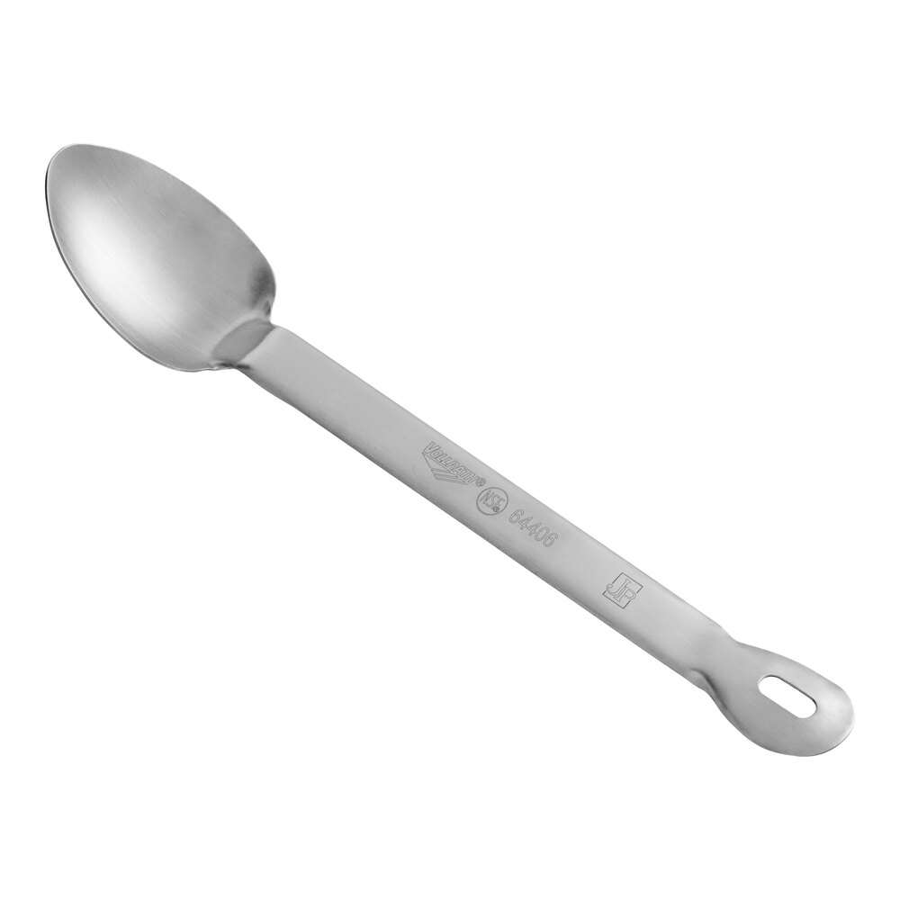 Vollrath 64406 Jacob's Pride® 15 Heavy-Duty One-Piece Solid Stainless Spoon