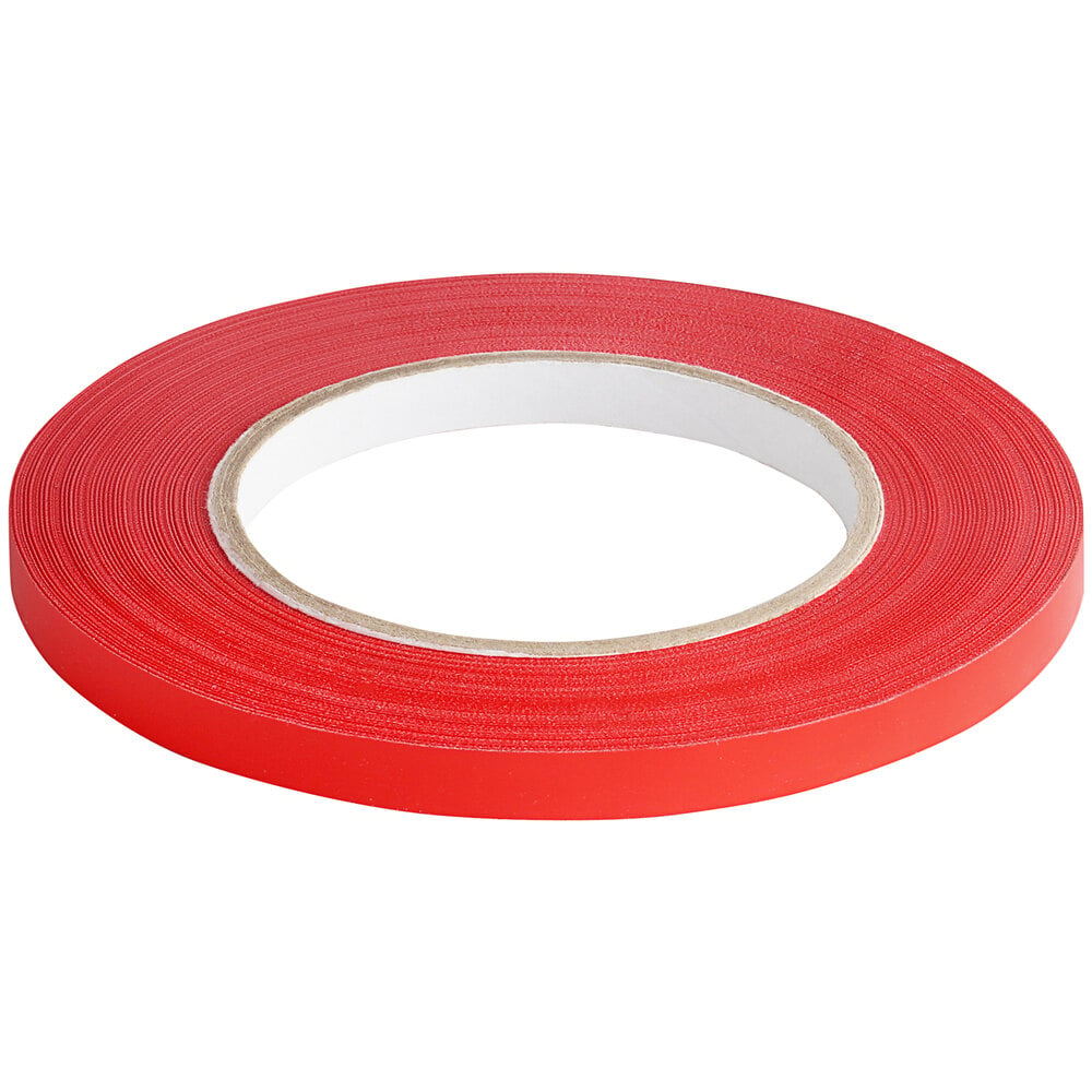 for Packaging and Sealing of Meat or Ice Bags 3/8 inch x 180 yds. WOD BSTC24PVC Yellow Produce Poly Bag Sealing Tape Pack of 10 Gifts 