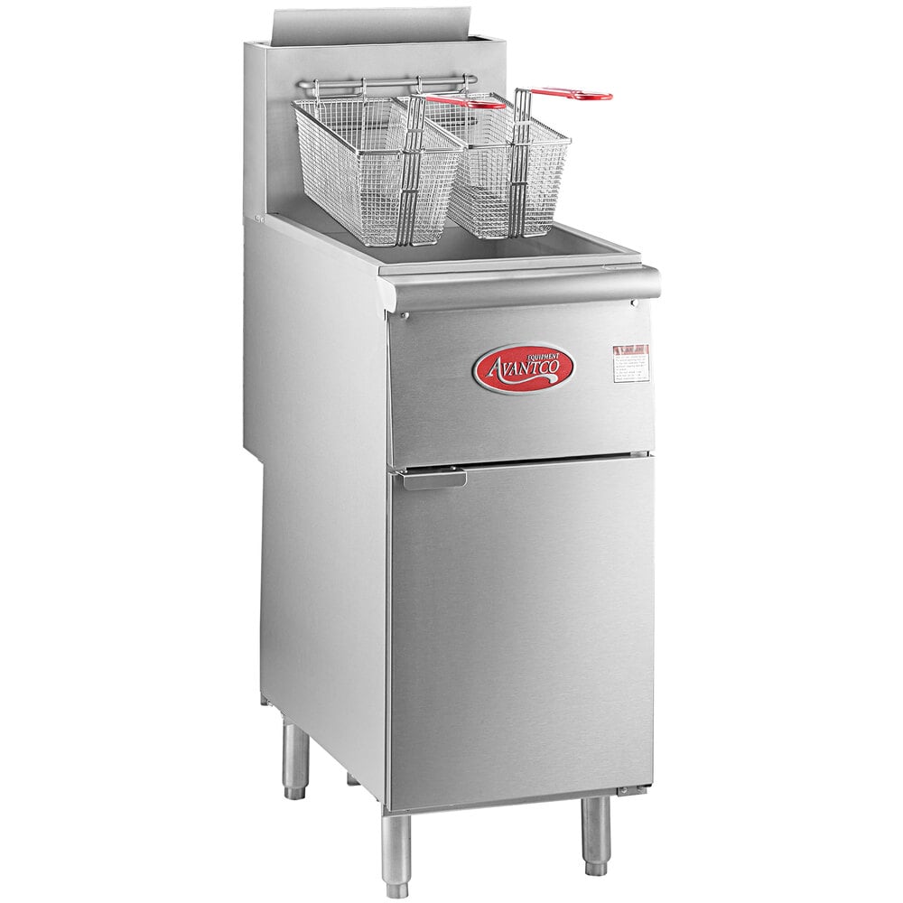 Avantco FF400 Floor Fryer (Liquid Propane)