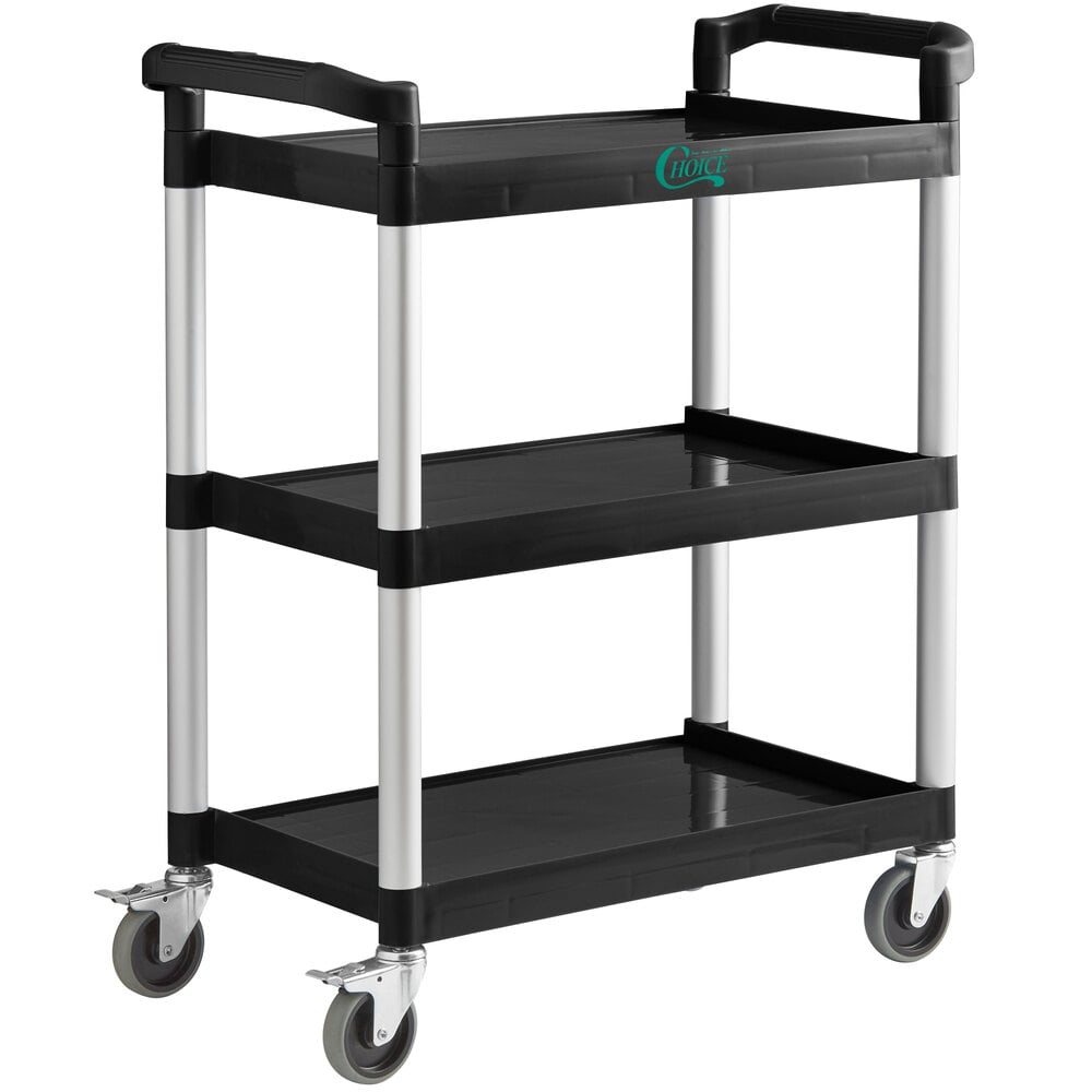 Choice Utility / Bus Cart - 3 Shelves | WebstaurantStore