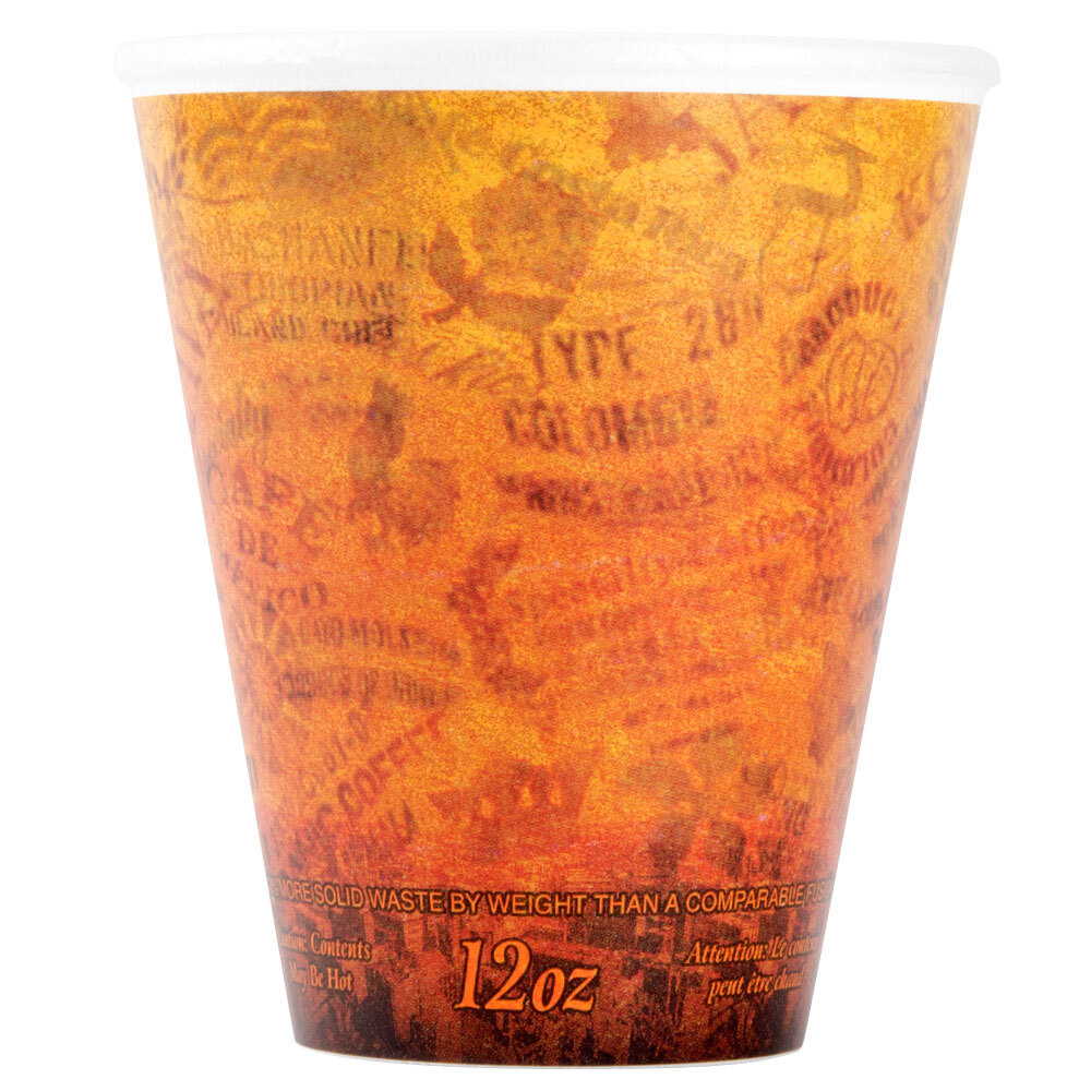 Dart 12U16ESC Fusion 12 oz. Foam Hot Cup 20/Pack