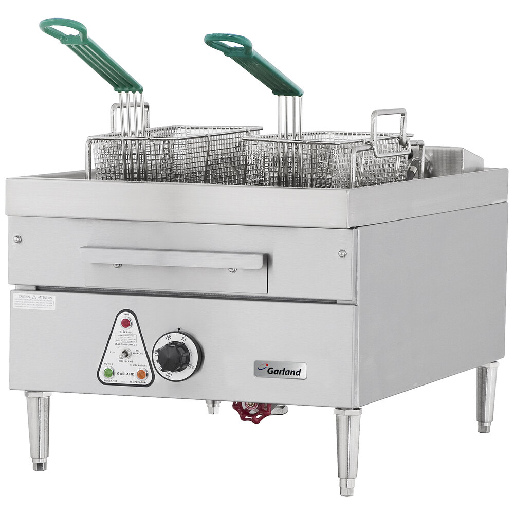Garland E2431F 30 lb. Countertop Electric Deep Fryer 208V, 3 Phase