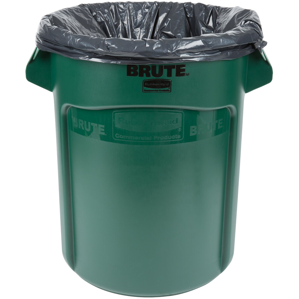 Rubbermaid FG262000DGRN BRUTE 20 Gallon Green Trash Can