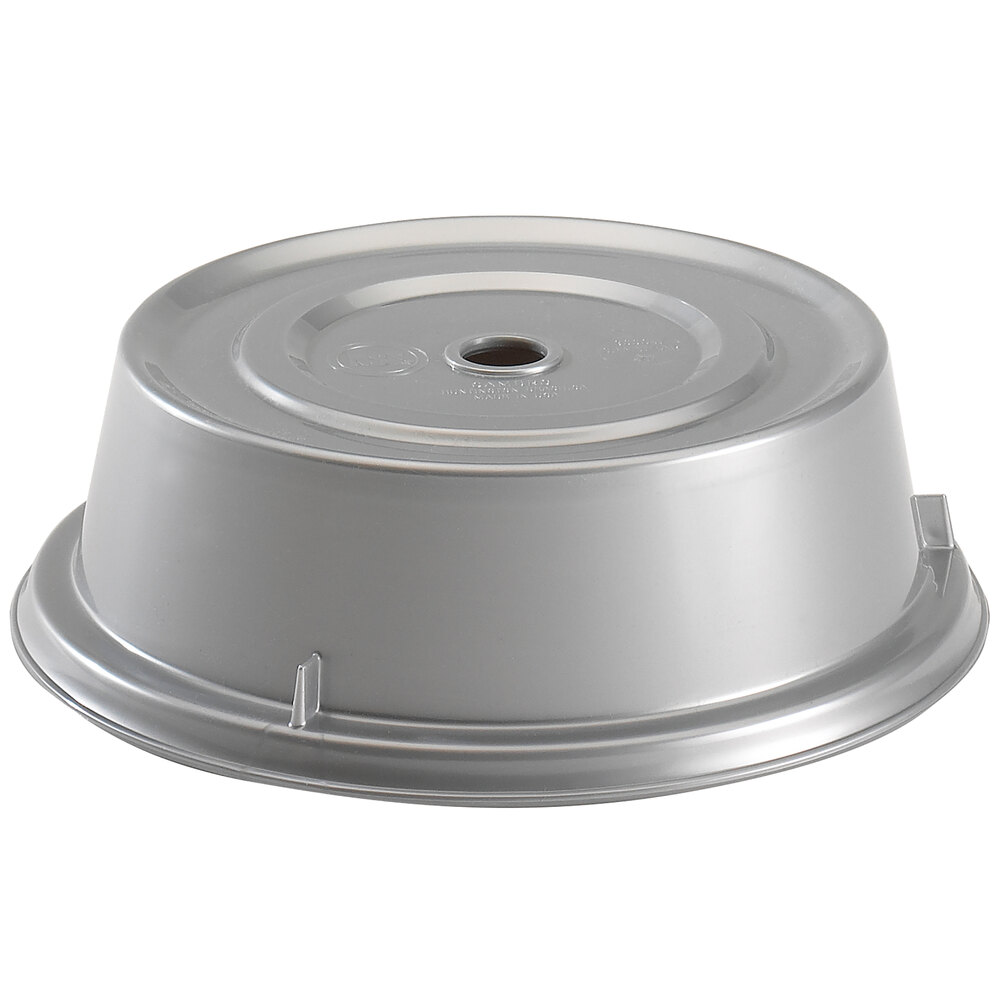 Cambro 1007CW486 Camwear Silver Dinner Plate Covers 12/Case