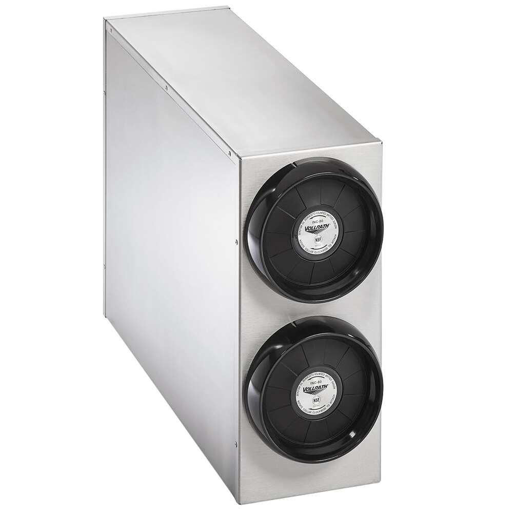 Vollrath 58822AA 8 44 oz. Countertop 2 Slot Stainless Steel Cup