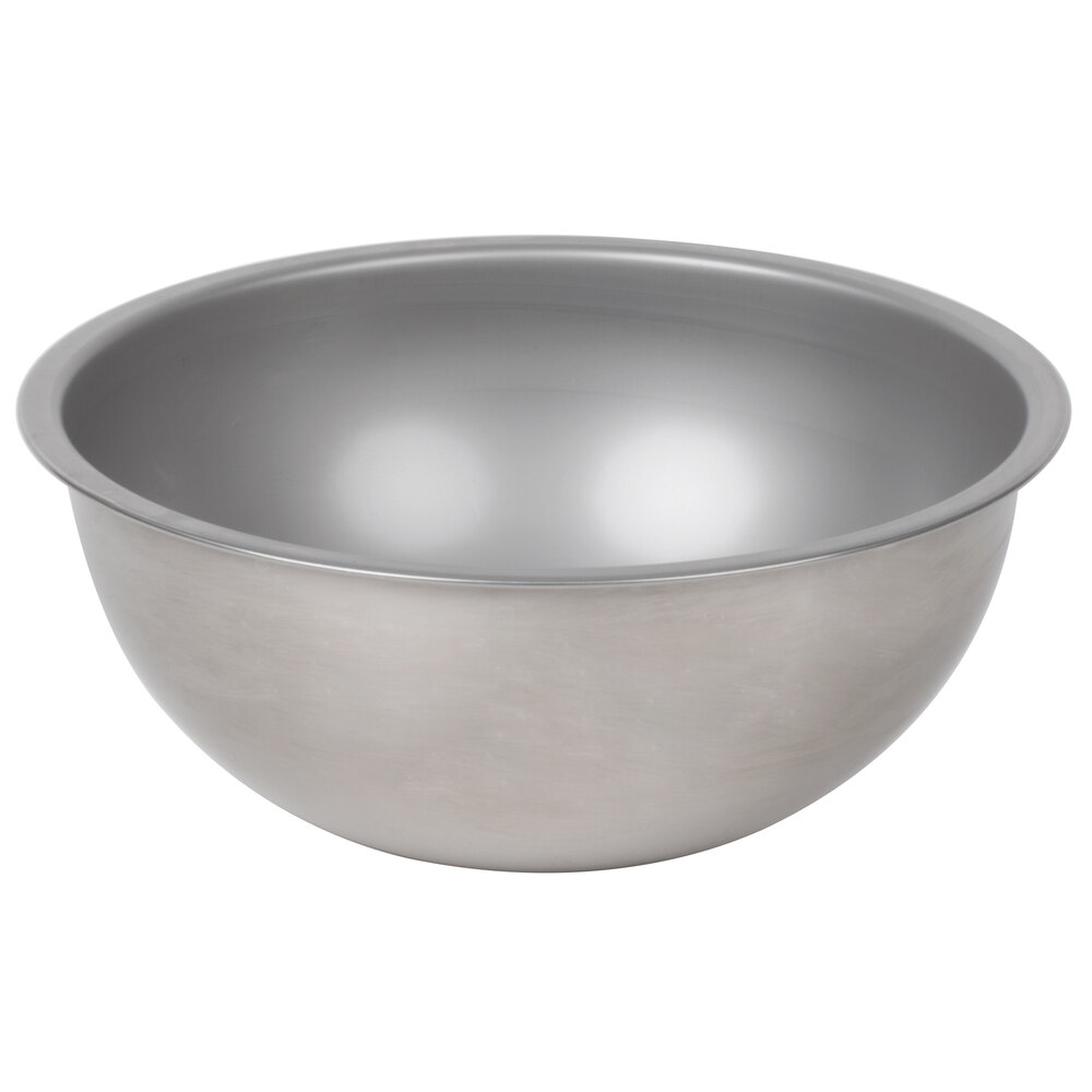 SET OF 2-11 1//2 Inch Wide Stainless Steel Flat Rim Flat Base Mixing Bowl