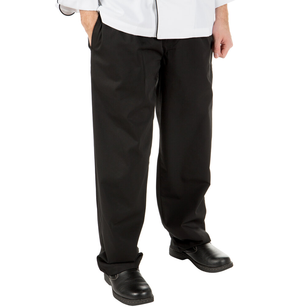 Mercer Culinary Millennia® M60050 Black Unisex Chef Pants 7XL